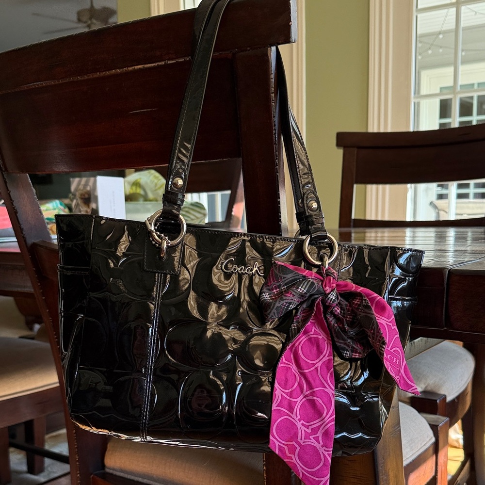 Coach Patten Leather Black Bag